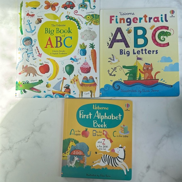 Set of 3 Usborne ABC Books - Picture 1 of 8